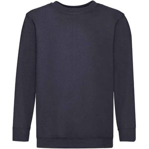 Fruit of the Loom Kids / Kinderen Klassieke Drop Schouder Sweatshirt (Deep Navy)