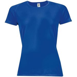 SOLS Dames/dames Sportief T-Shirt met korte mouwen (Koningsblauw)