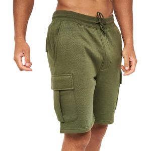 Crosshatch - Seagaro - Cargo Shorts - Donkere Olijf - 60% Katoen, 40% Gerecycleerd Polyester