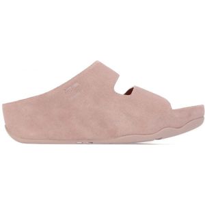 FitFlop Shuv Two-Bar Sandalen Van Suède - Roze - Dames - Maat 37