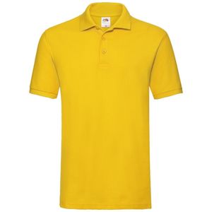 Fruit of the Loom Heren Premium Piqué Poloshirt (Zonnebloem)