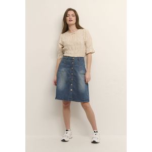 Cream Rok 'CR Lone'  blauw denim / lichtbruin