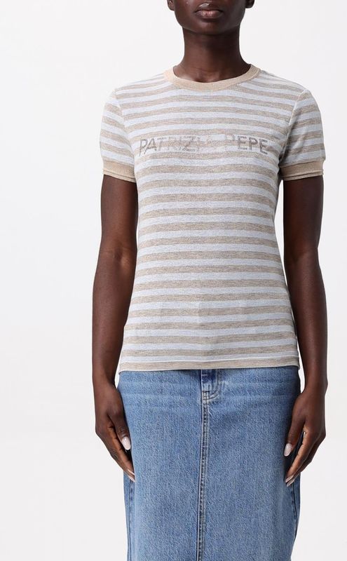 Gestreepte Versierde T-shirt