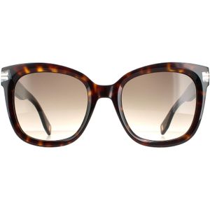 Marc Jacobs Vierkant Dames Bruin Havana Bruin Gradient MJ 1012/S