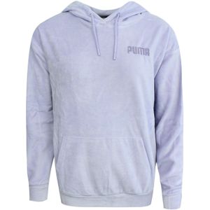 Puma - Velour - Hoodie - Paars - Fluwelen Track Top