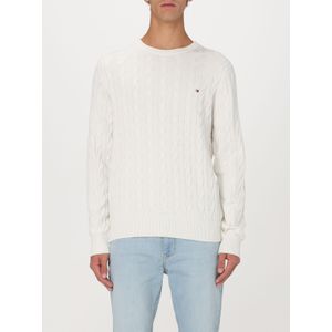 Kabelgebreide Crew Neck Sweater