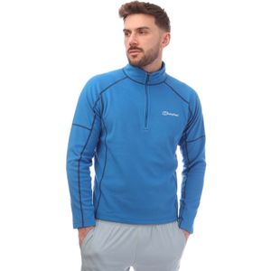 Heren Berghaus Cuerden 1/2 Zip Fleece in Blauw