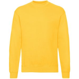 Fruit Of The Loom Heren Klassieke Drop Schouder Sweatshirt (Zonnebloem)