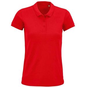 SOLS Dames/dames Planet Organic Polo Shirt (Rood)