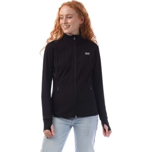 Dames DKNY Balance Compression Full Zip Sweat Jacket in Zwart