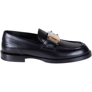 Dolce & Gabbana - Loafers - Zwart - Leer