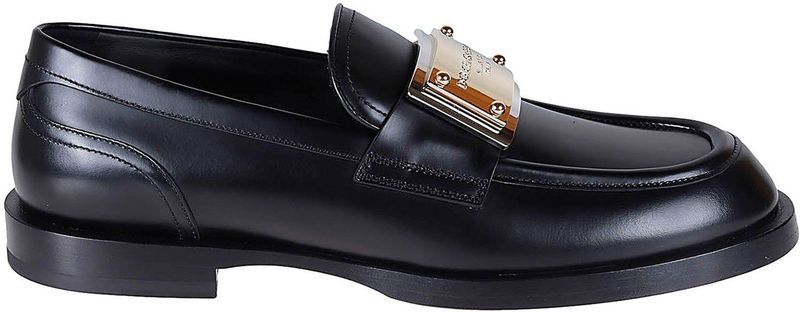 Dolce & Gabbana - Loafers - Zwart - Leer