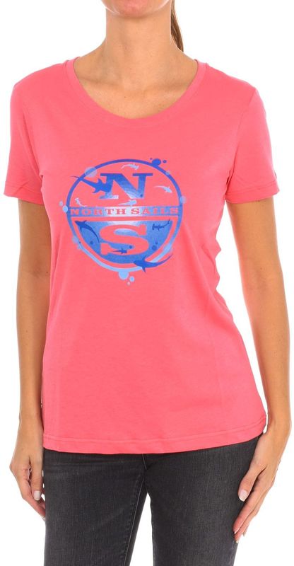 North Sails - T-shirt - Korte Mouwen - Ronde Hals - 100% Katoen - Zwart