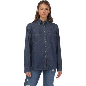 Levis Dames/Dames Donovan Western Overhemd (Denim)