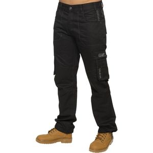Enzo | Combat-jeans voor heren - zwart