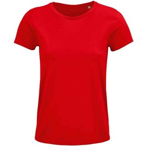 SOLS Dames/dames Crusader Organisch T-shirt (Rood)