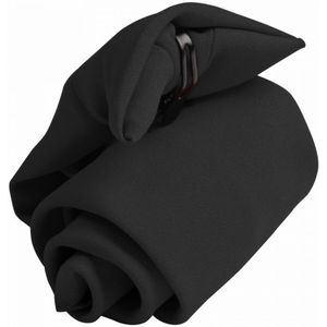 Premier Stropdas - Heren Effen Werkkleding Clip Op Stropdas (Pakket van 2) (Zwart)