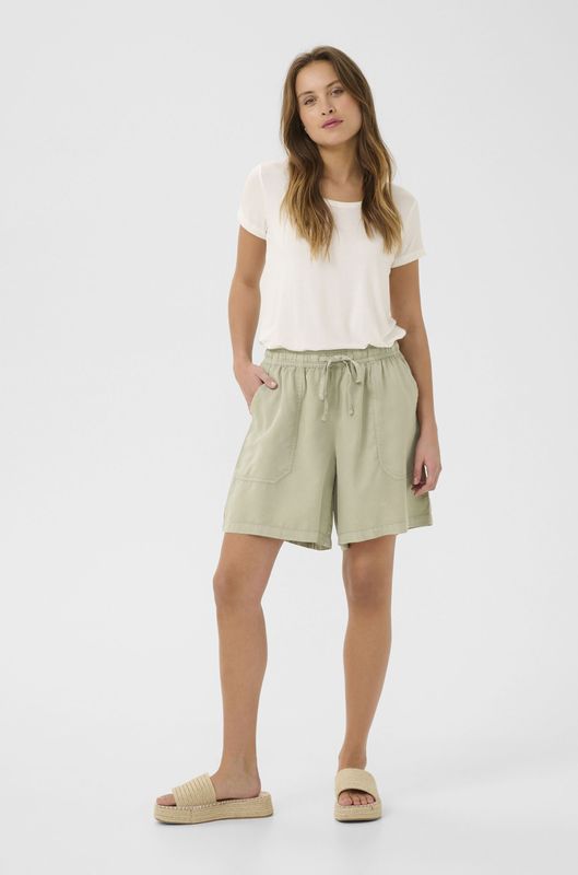 Short Casual fit Seagrass green