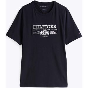 Tommy Hilfiger - Crest Logo - T-shirt - Navy