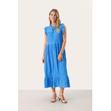 Part Two - Gimalina - Jurk - Hemelsblauw - Mouwloos - Gerecycled Materiaal