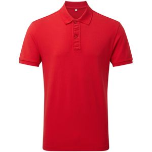 Asquith & Fox Heren Infinity Stretch Polo Shirt (Kersenrood)