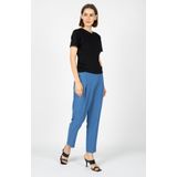 Silvian Heach - Fitted T-shirt - Zwart - Katoen - Ronde Halslijn