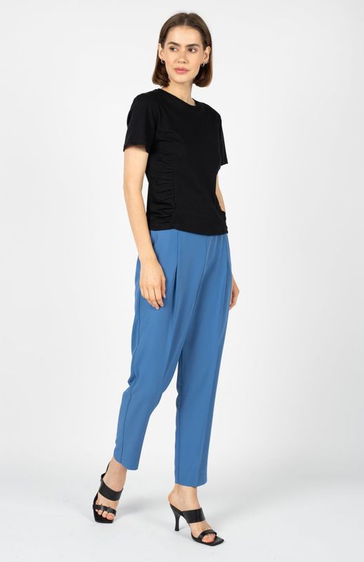 Silvian Heach - Fitted T-shirt - Zwart - Katoen - Ronde Halslijn