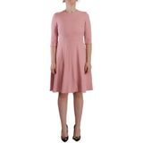 Dolce & Gabbana - A-lijn Jurk - Roze - Knielengte - Katoen