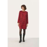 Part Two - Maibritpw Dr - Jurk - Veelkleurig - Luipaardprint - Lange Mouwen