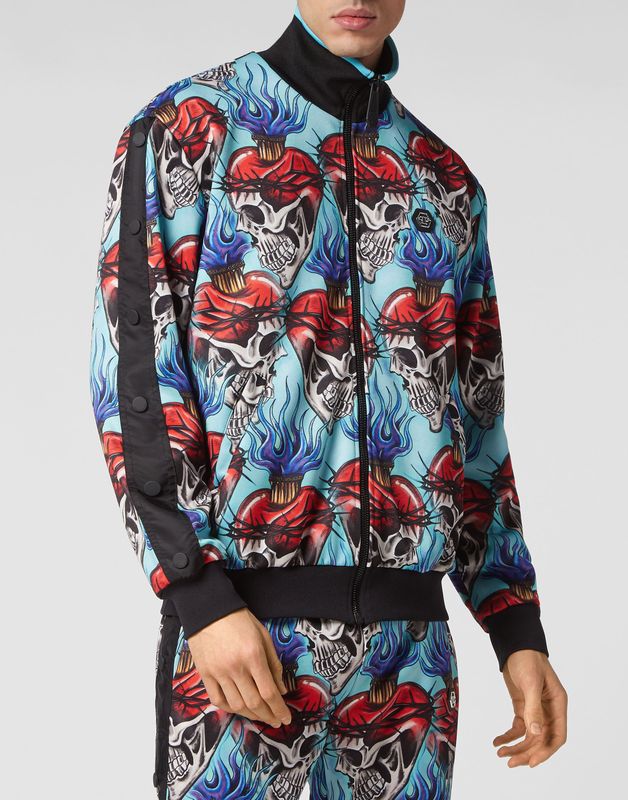 Philipp Plein - Triacetate Jogging Trainingspak - Veelkleurig - Love Tattoo