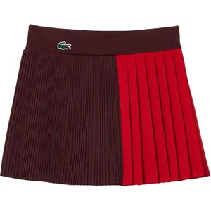 Lacoste Dames/Dames Ultra Dry Tennisrok (Kastanjebruin Rood)