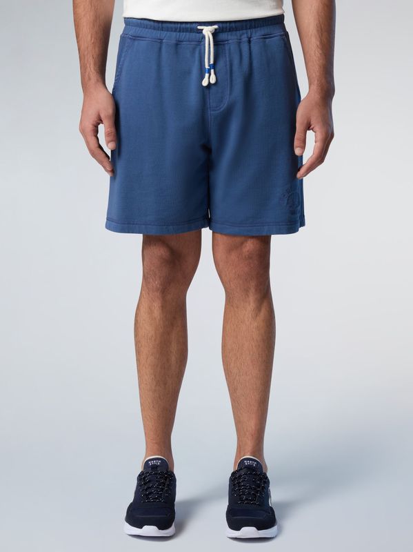 North Sails - Casual Short - Korte Broeken - Blauw - Katoen