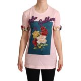 Dolce & Gabbana - T-shirt - Roze - Katoen