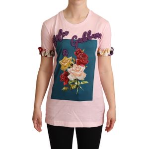 Dolce & Gabbana - T-shirt - Roze - Katoen