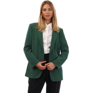 BOSS - Jocaluah - Damesblazer - Groen - Regular-Fit