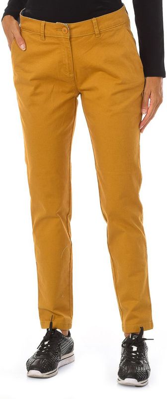 Napapijri - GA4FOD - Lange Broek - Bruin - 98% Katoen, 2% Elastaan