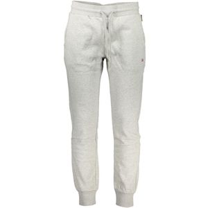 Jeans - Grijze Cotton Straight-Leg Pants - Voor Heren