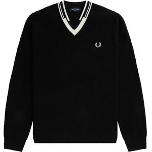 Fred Perry Abstracte Zwarte Trui