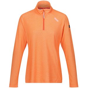 Regatta - Geweldige Outdoor Dames Montes Half Zip Fleece Top (Satsuma)