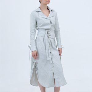 Lange kleermakershirtjurk