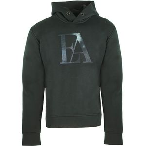 Emporio Armani - Hoodie - Zwart - Groot Adelaarslogo