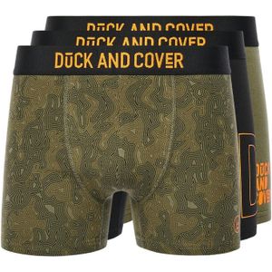 Duck and Cover Heren Alizium Boxershorts (Set van 3) (Veelkleurig)