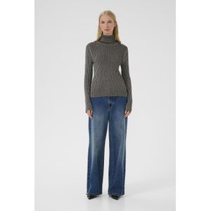 Karen by Simonsen, Dames, Truien, Grijs, Maat: M