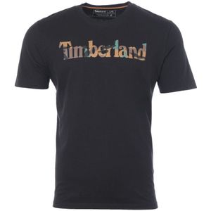Timberland Camo Linear T-shirt voor heren, zwart
