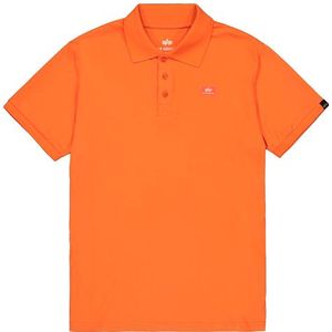 Alpha Industries - X-Fit Polo - Groen - Katoen-Elastaan - Regular Fit