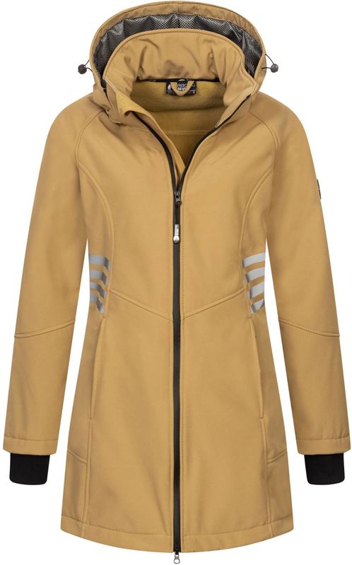 Arctic Seven Dames Softshell Jas AS-305 – Lang, Waterafstotend, Reflecterend