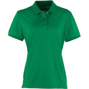 Premier Dames/Dames Coolchecker Piqué Poloshirt (Kelly Groen) - Maat 44