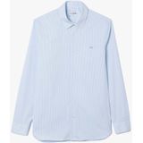 Lacoste, Heren, Overhemden, Blauw, Maat: M Katoen,
