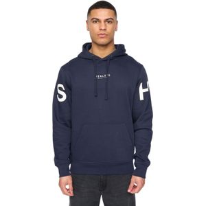 Henleys Heren Hensleeve Hoodie (Marineblauw)