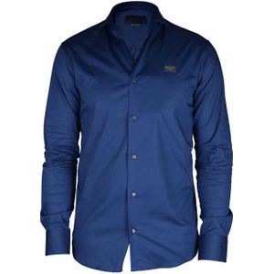 Philipp Plein Diamond Cut LS Iconisch overhemd Blauw